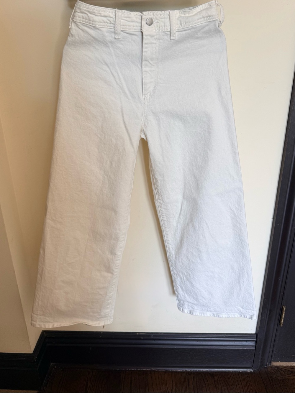 Universal Thread White High-Rise Wide-Leg Denim Jeans